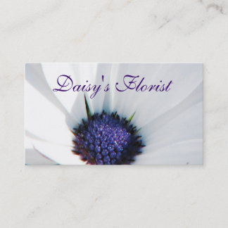 Tarjeta de la visita del diseñador floral