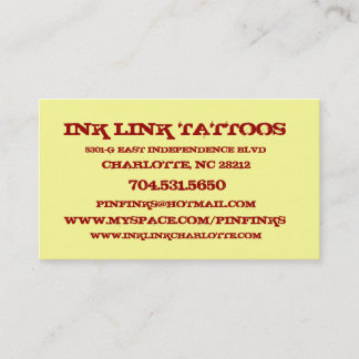 Tarjeta de la visita del Pin