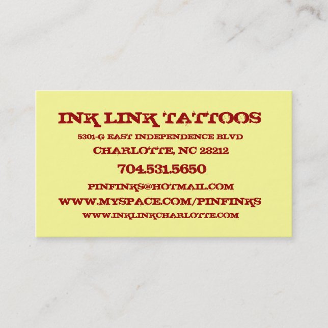 Tarjeta de la visita del Pin (Anverso)