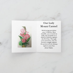 Tarjeta de Lady Mount Carmel