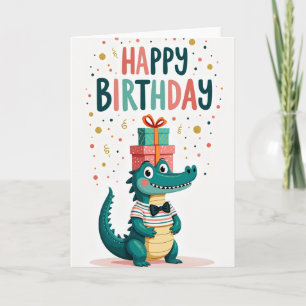 Tarjeta de Lagarto Listado Dulce