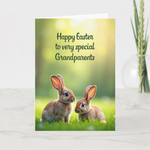 Tarjeta de Lagomorfos Sorpresa Oval