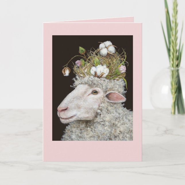 tarjeta de lana de algodón (Anverso)