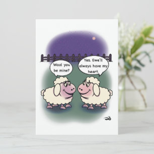 Tarjeta de lana plana