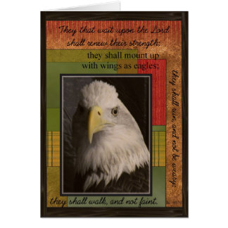 Tarjeta de las alas de Eagle