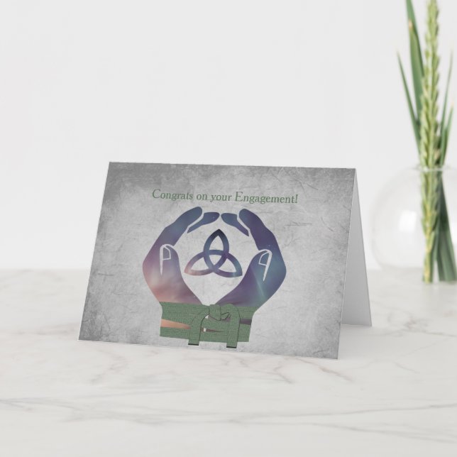 Tarjeta de las bendiciones de Handfasting del (Anverso)