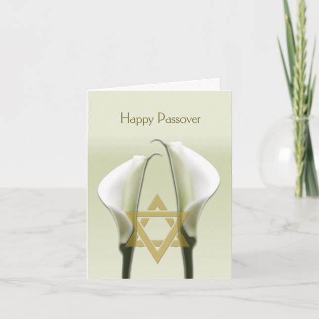 Tarjeta de las calas del Passover (Anverso)