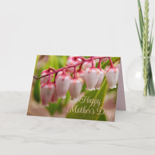 Tarjeta de las campanas de Bonito de la mamá (Anverso)