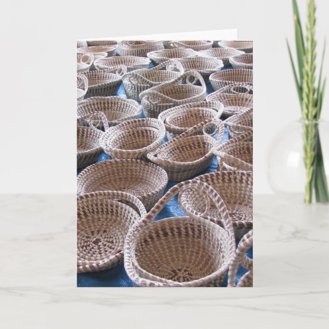 Tarjeta de las cestas del SC Sweetgrass de (Anverso)