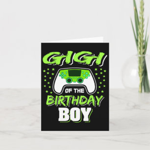 Tarjeta De Las Decoraciones De Los Videojuegos Birthday Bo