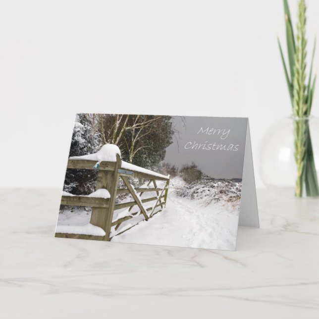 Tarjeta de las Felices Navidad (Anverso)