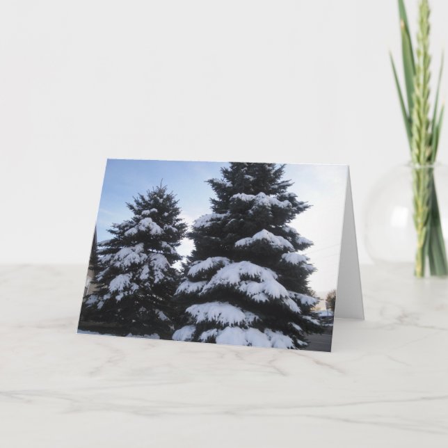 Tarjeta de las Felices Navidad (Anverso)