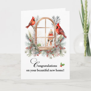 Tarjeta De las felicitaciones de Realtor al nuevo cardenal