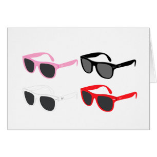 Tarjeta de las gafas de sol