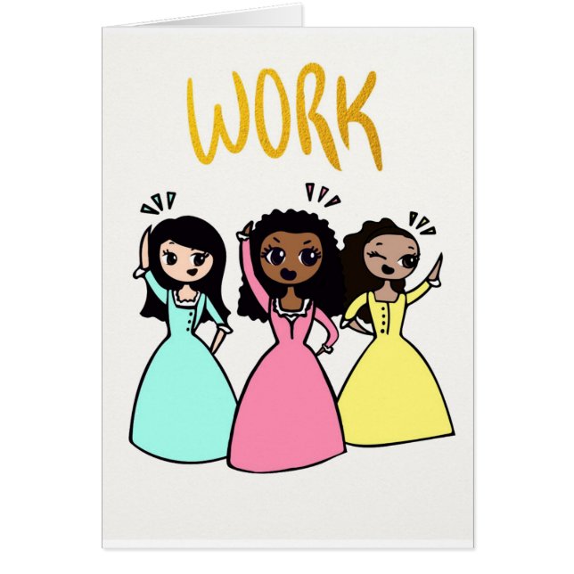 Tarjeta de las hermanas de Schuyler (Frente)