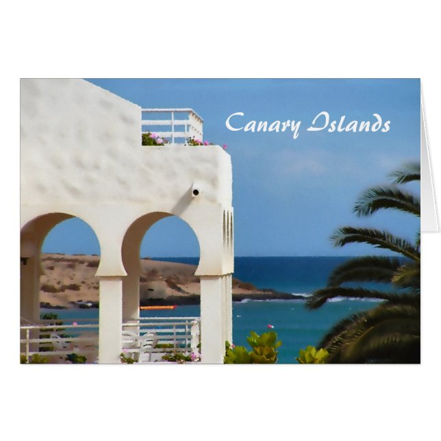 Tarjeta de las Islas Canarias (Anverso (Horizontal))