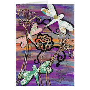 Tarjeta de las libélulas 3