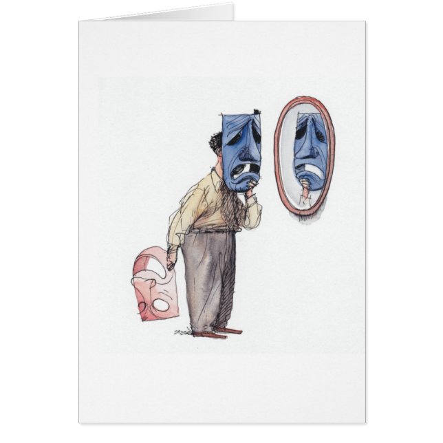 Tarjeta de las máscaras (Frente)