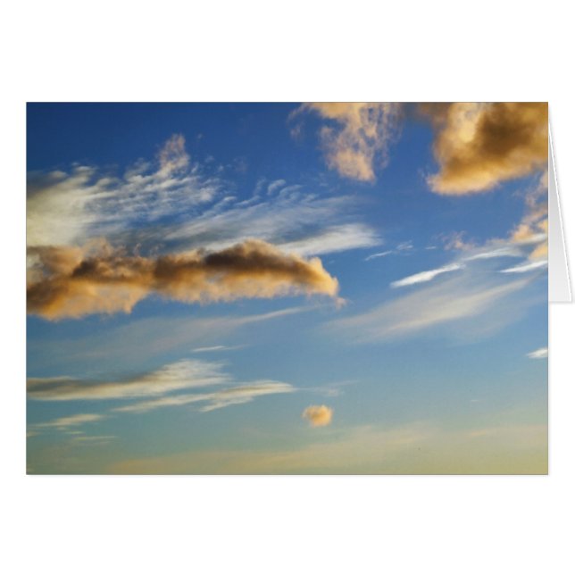 Tarjeta de las NUBES WHISPY (Anverso (Horizontal))