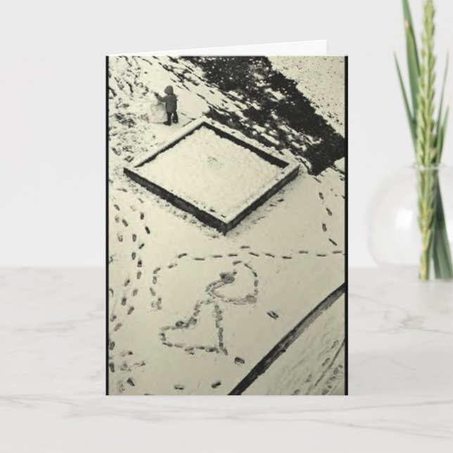 Tarjeta de las vacaciones de invierno: (Anverso)