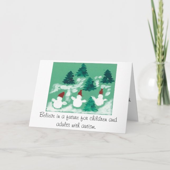 Tarjeta de las vacaciones de invierno (Anverso)