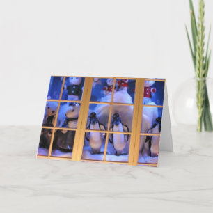 Tarjeta de las vacaciones de invierno: "Magia de