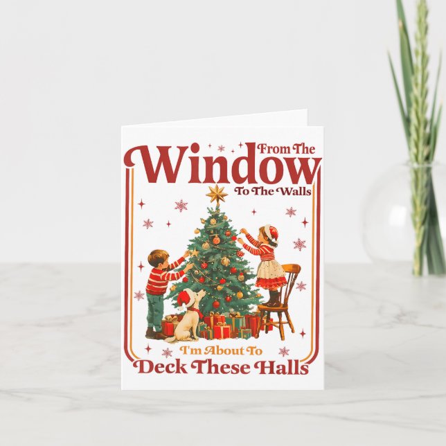 Tarjeta De Las Ventanas A Las Paredes Estoy A Punto De Dec (Anverso)