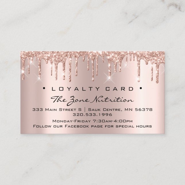 Tarjeta de Lealtad 6 Medicina Sanitaria de Nutrici (Anverso)