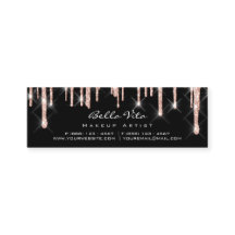 Tarjeta de lealtad 6 Punch Makeup Belleza Corazón 