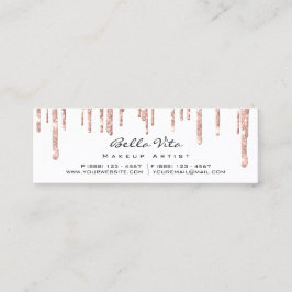 Tarjeta de Lealtad 6 Punch Makeup Belleza Rosa Spa