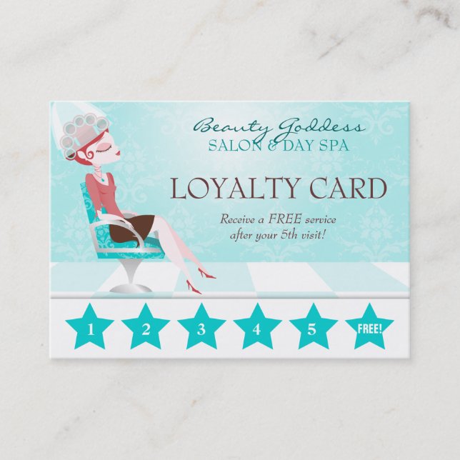 Tarjeta de Lealtad de la Diosa de Belleza (Anverso)
