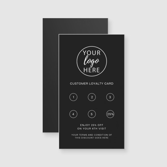 Tarjeta de Lealtad Empresarial Profesional Persona (Anverso/Reverso)