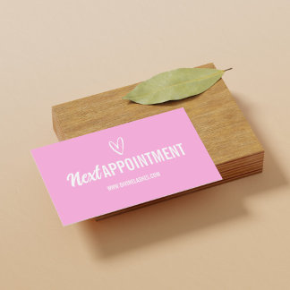 Tarjeta de Lealtad para Citas de Belleza Rosa Mode