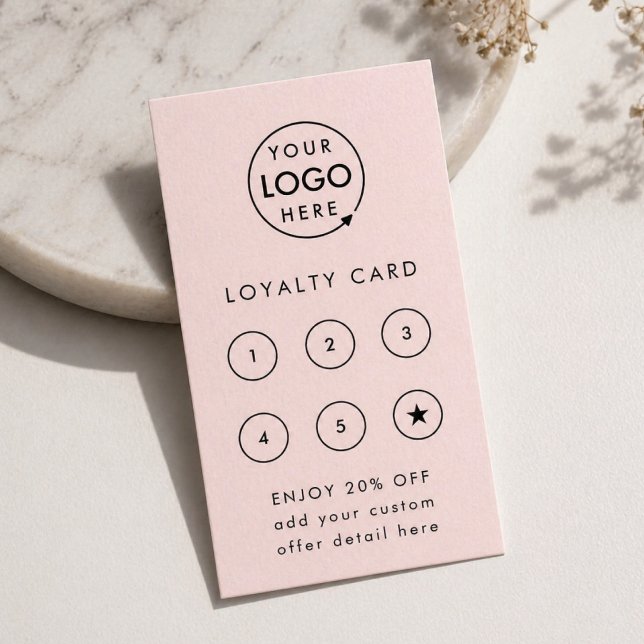 Tarjeta de Lealtad | Tarjetas de Recompensa de Pun (An easy to customize loyalty card template for small business customer retention)