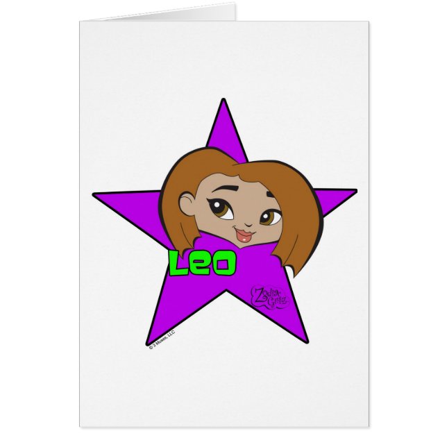 Tarjeta de Leo (Frente)