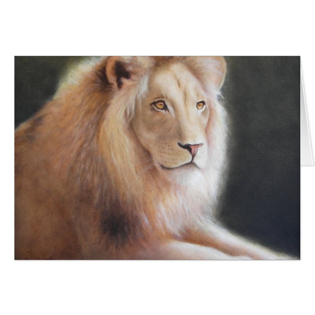 Tarjeta de león (Anverso (Horizontal))