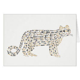 Tarjeta de Leopardo Nublado del Mundo Mundial