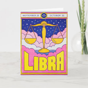 Tarjeta de letra de Libra