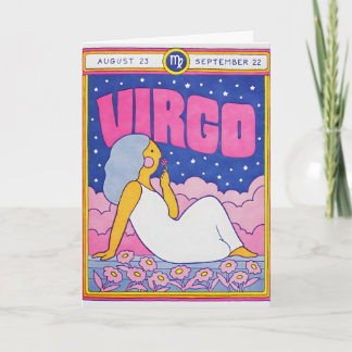 Tarjeta de letra de Virgo