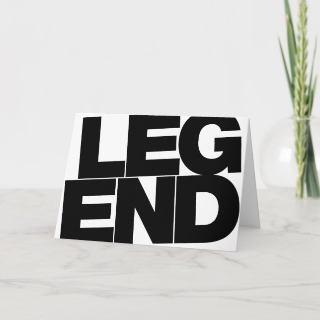 Tarjeta de leyenda (Anverso)