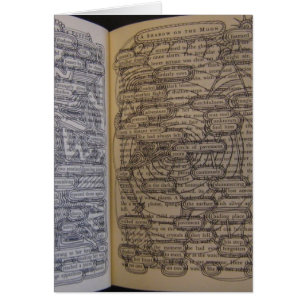 Tarjeta de libro alterada