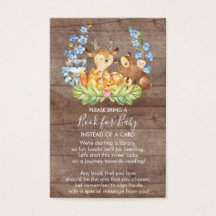 Tarjeta de libro de animales de Woodland para bebé