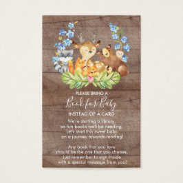 Tarjeta de libro de animales de Woodland para bebé
