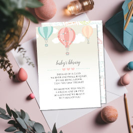 Tarjeta de libro de biblioteca para bebés con glob