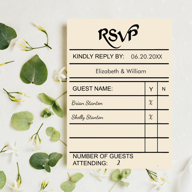 Tarjeta de libro de biblioteca RSVP (Subido por el creador)