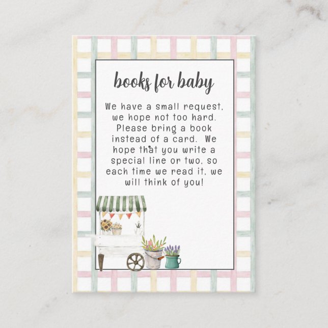 Tarjeta de libro de mercado para agricultores neut (Anverso)