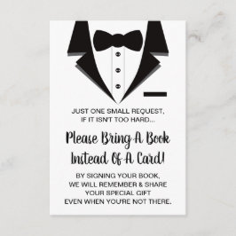 Tarjeta de libro de Tuxedo, libros para bebé