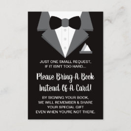 Tarjeta de libro de Tuxedo, libros para bebé