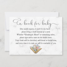 Tarjeta de libro para bebé, Baby Shower trae tarje