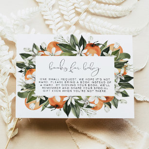 Tarjeta de libros naranja Little Cutie de CALLIOPE